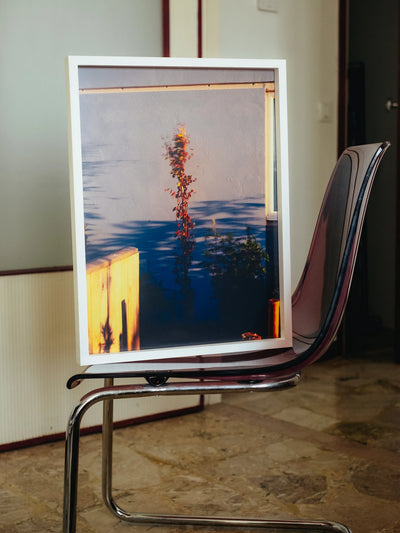 Fotografia riflessi framed print showing calm water and architectural reflections